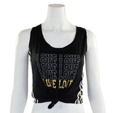 Sleeveless Love Knotted Tee - Denny's