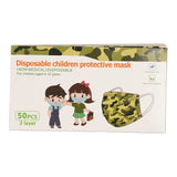 Childrens Disposable Camo Masks - Denny's