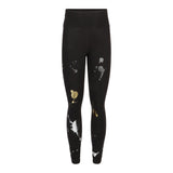 Gold & Silver Splatter Highwaist Legging - Denny's