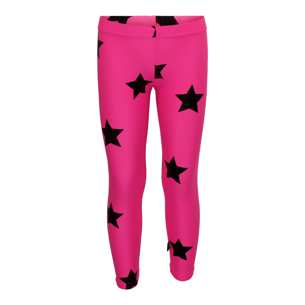 Foil Legging with Black Stars - Denny's