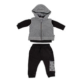 Two Piece Set Grey & Black - Denny's