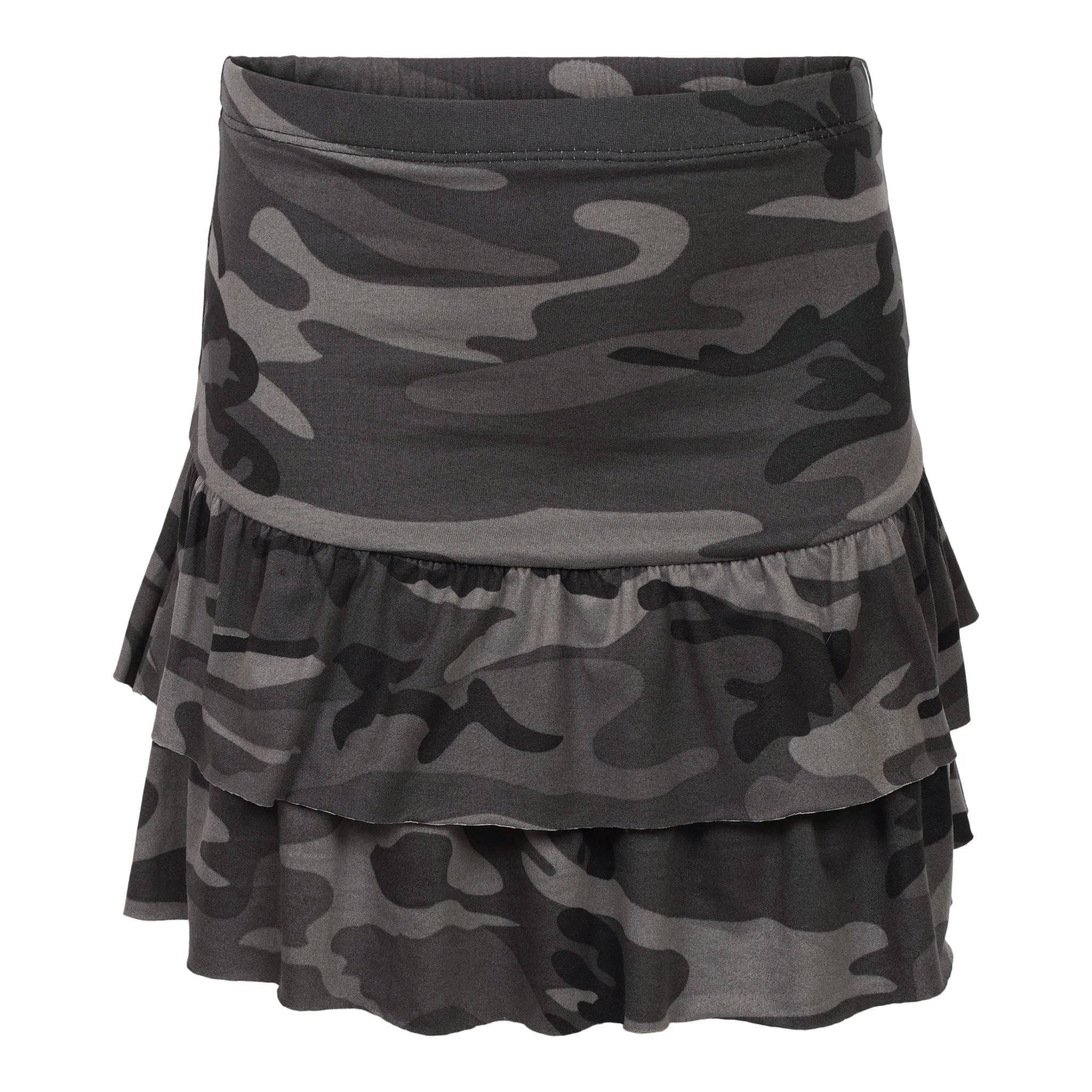 Camo Ruffle Skirt - Denny's