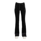 Velour Flare Pant - Denny's