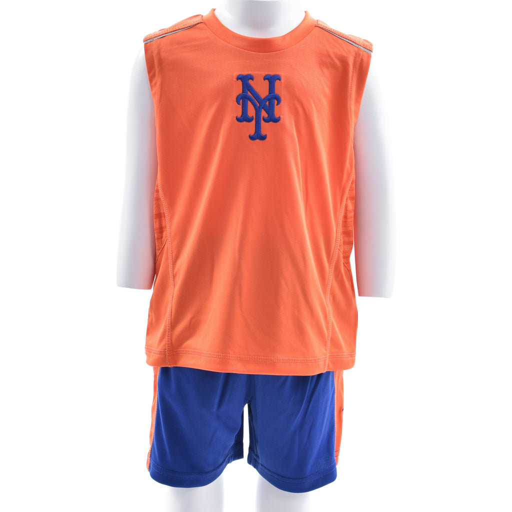 Mets Short Sleeve Muscle Tee - Denny's