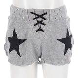 Short with Laces and Black Stars - Denny's