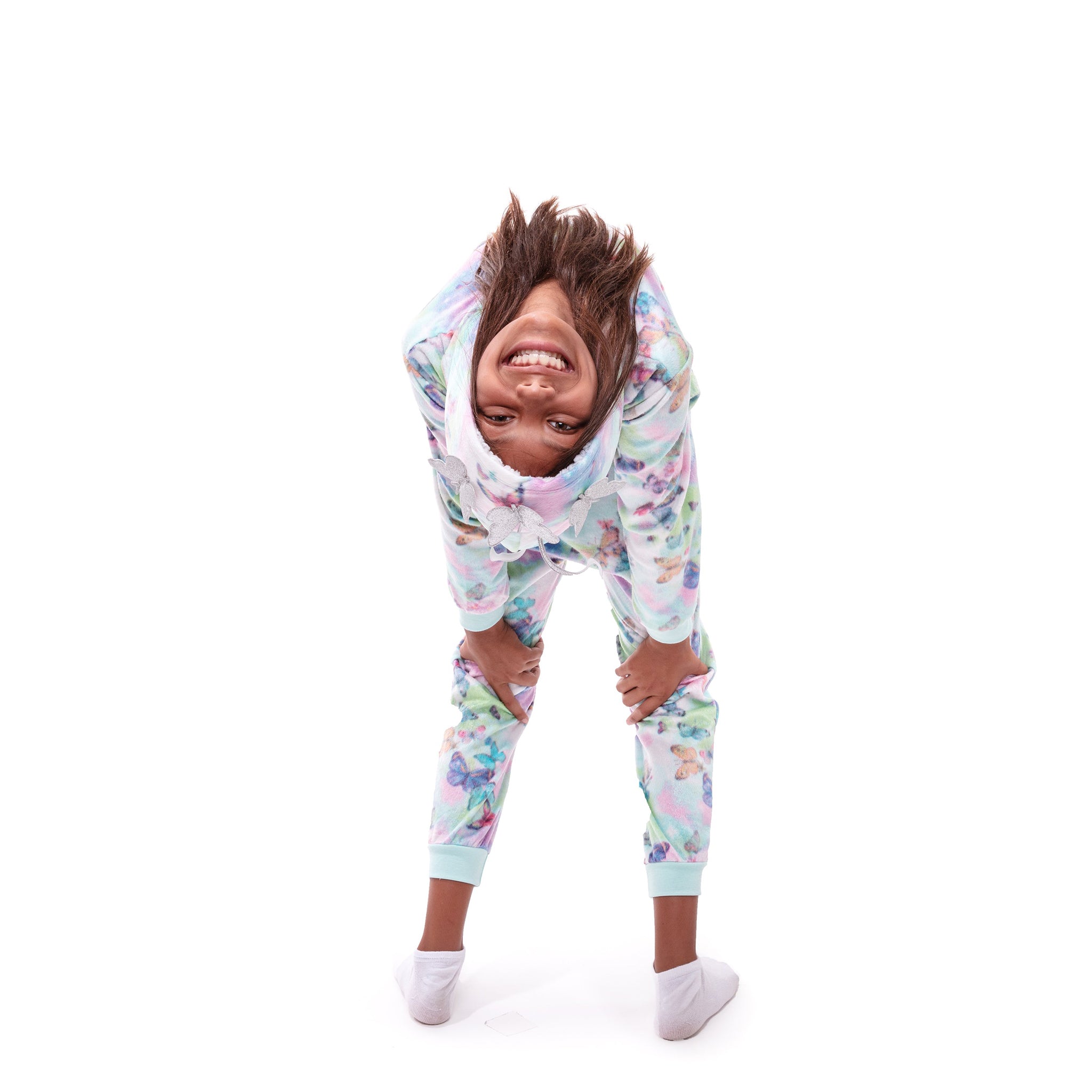 Butterfly Minky Fleece Zip Sleeper - Denny's