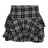 Plaid Ruffle Skort - Denny's