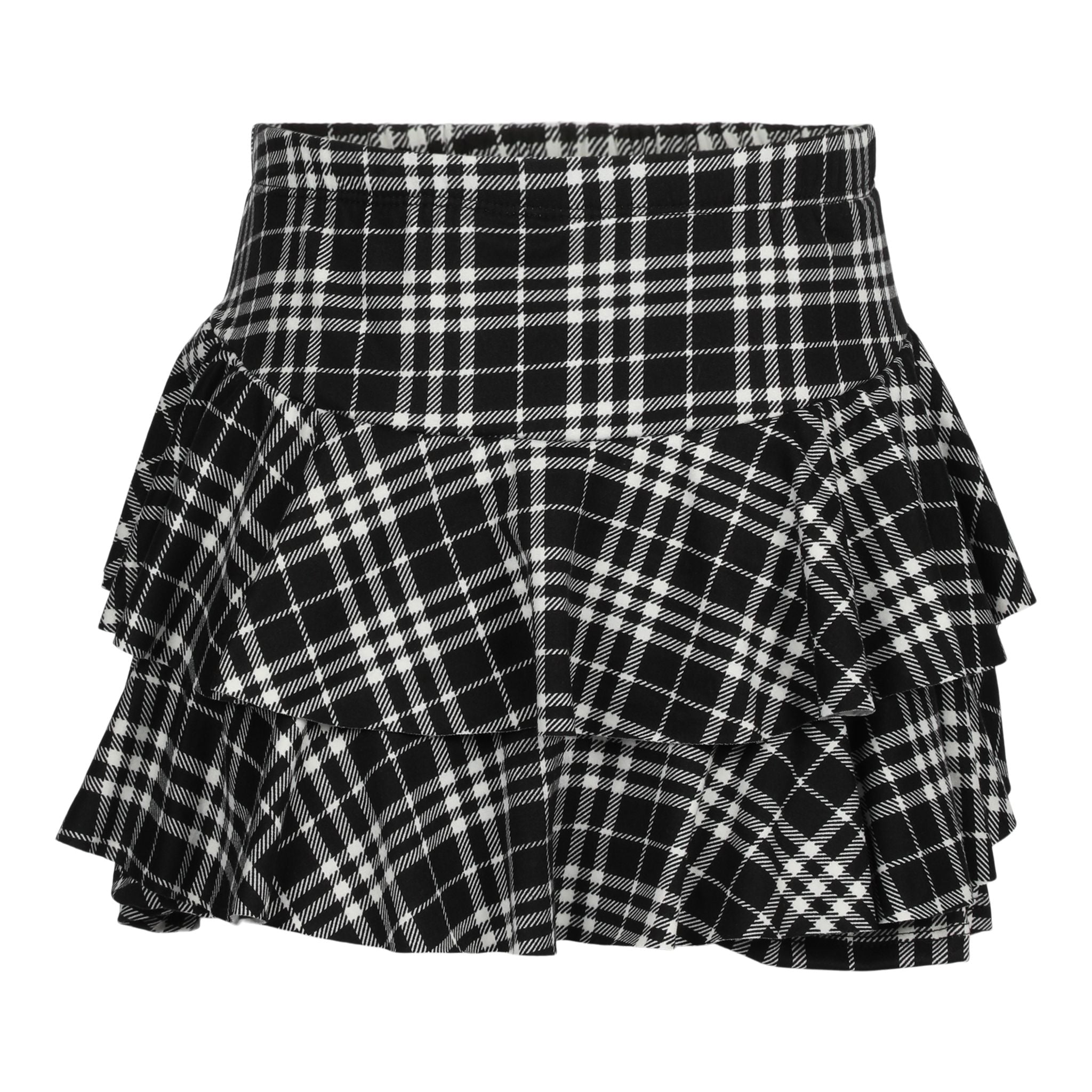 Plaid Ruffle Skort - Denny's