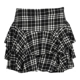 Plaid Ruffle Skort - Denny's