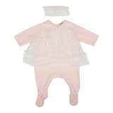 2pc Lace Footie - Denny's