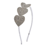 Crystal 3 Hearts Headband - Denny's