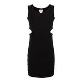 Cut Out Side Rib Dress - Denny's