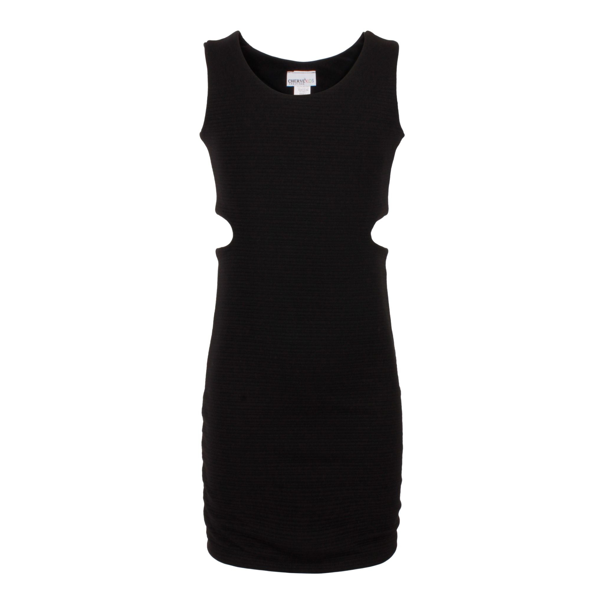 Cut Out Side Rib Dress - Denny's