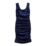 Cruched Velvet Shirred Dress - Denny's