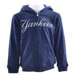 Yankees Word Mark Full Zip Hoody - Denny's