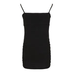 Cut Out Shirred Side Mini Dress - Denny's