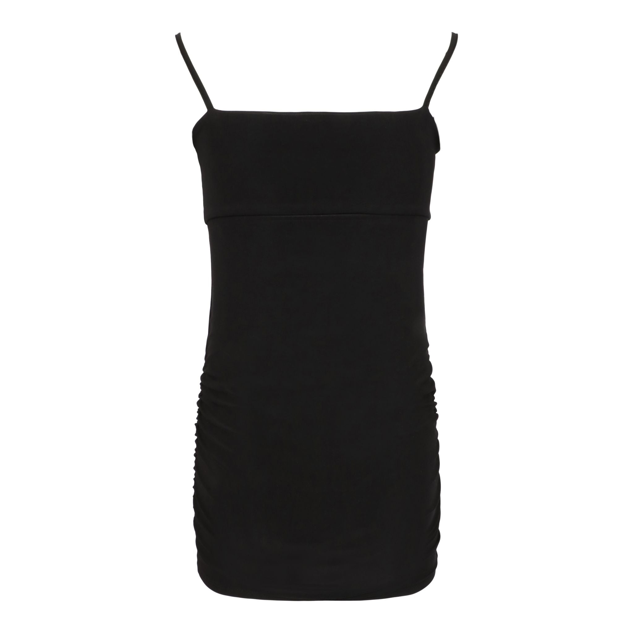 Cut Out Middle Shirred Side Dress - Denny's
