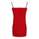 Cut Out Middle Shirred Side Dress - Denny's