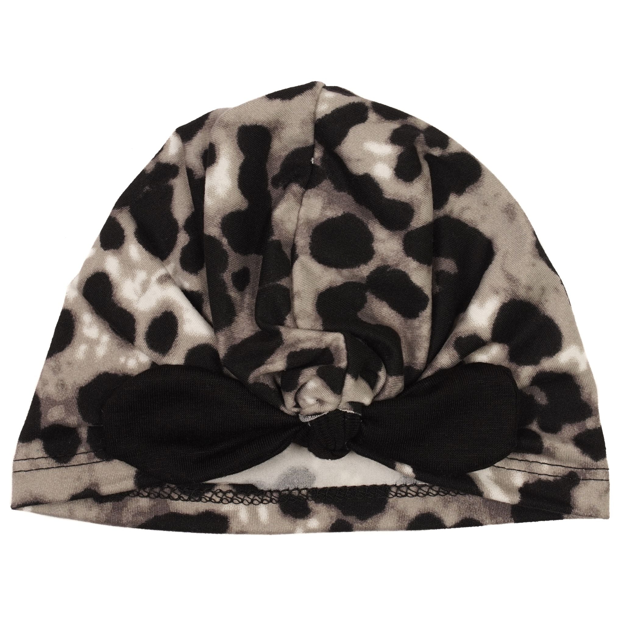 Chettah Printed Bow Cap - Denny's