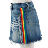 Skirt with Rainbow Trim - Denny's