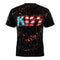 Short Sleeve Bleached Kiss Americana Crew - Denny's