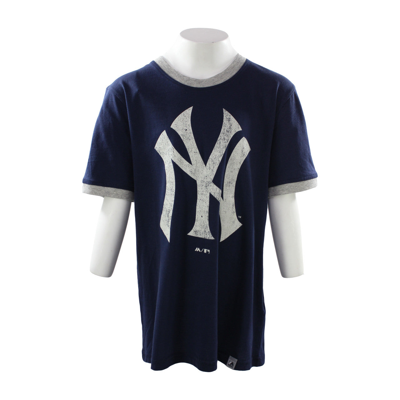 Yankees Baseball Stripes Ringer - Denny's