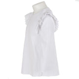 L/S Triple Ruffle Shoulder - Denny's