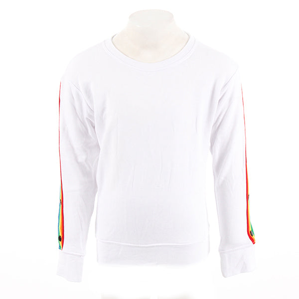 Sweatshirt with Ranbow Snap Taping - Denny's