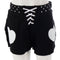 Black Short with White Hearts - Denny's