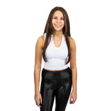 Snap Vneck Crop Tank - Denny's