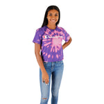 Short Sleeve Bleached Crop Tee with Logo - Denny's