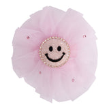 3D Crystal Smiley Flower Clip - Denny's