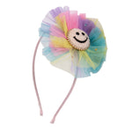 3D Crystal Smiley Flower Headband - Denny's