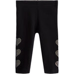 3 Rhinestone Heart Legging - Denny's