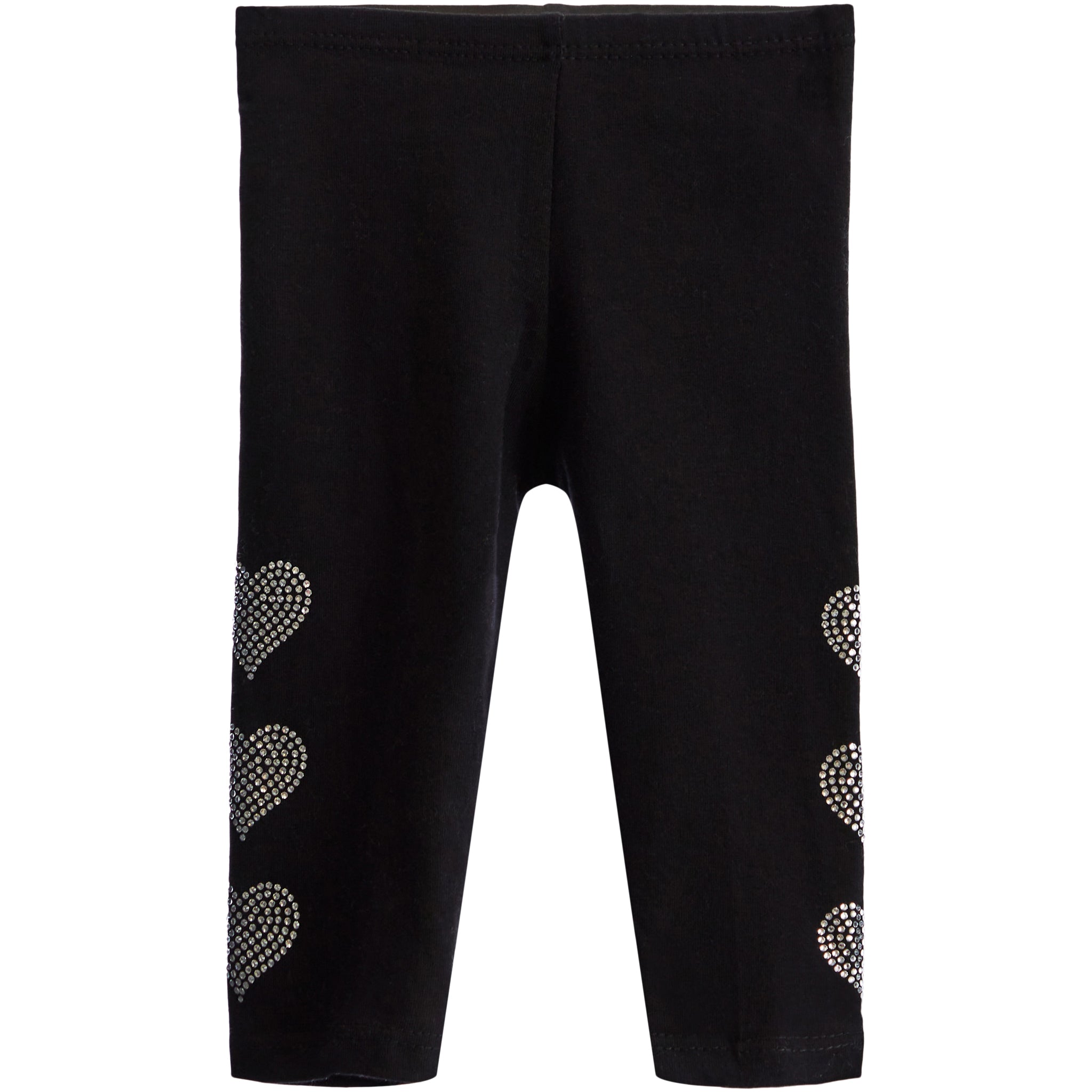 3 Rhinestone Heart Legging - Denny's