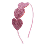 3 Crystal Heart Headband - Denny's