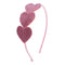 3 Crystal Heart Headband - Denny's