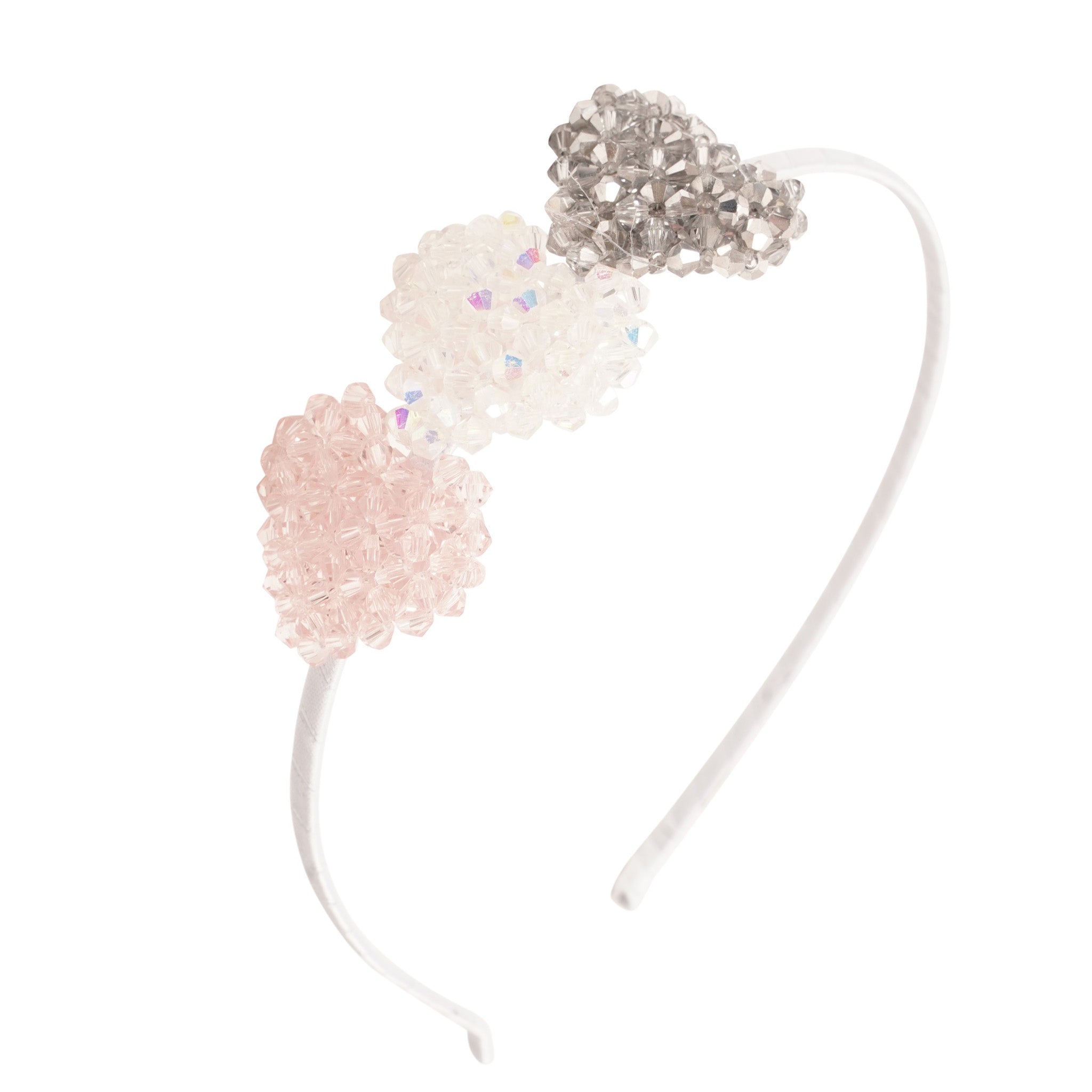 Three Heart Pearl Headband - Denny's