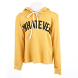 Long Sleeve Sweatshirt with Whatever in Black - Denny's