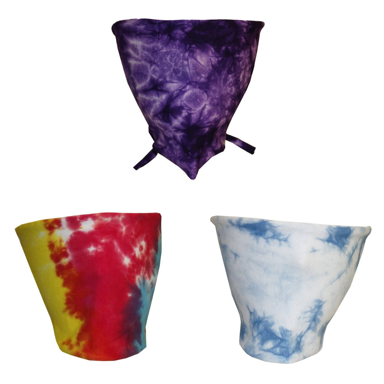 3 Pack Tie Dye String Tie Mask - Denny's