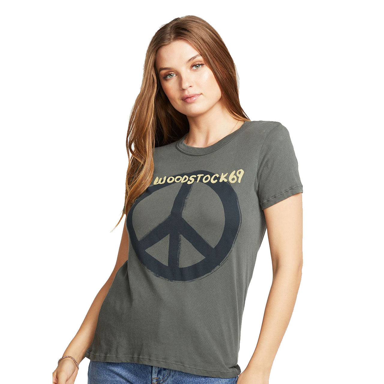 Woodstock Peace Sign S/S Crew - Denny's