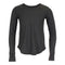 Long Sleeve Solid Top with Thumbholes - Denny's