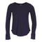 Long Sleeve Solid Top with Thumbholes - Denny's