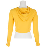 Fishnet Mesh Sleeve Hoodie - Denny's