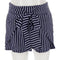 Tulip Short with Front Tie Stripe - Denny's