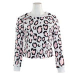 Leopard Cropped Crew - Denny's