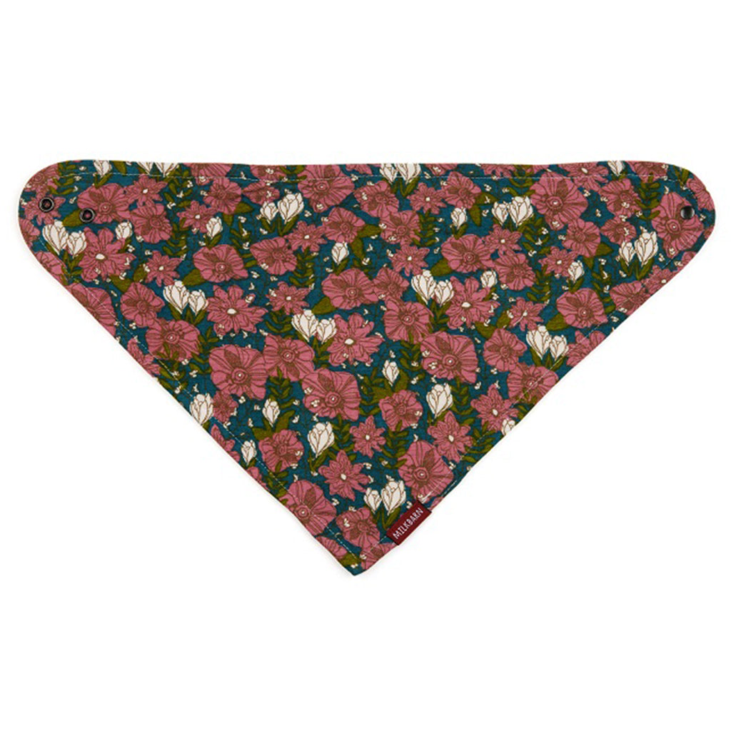 Purple Floral Bib - Denny's