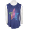 Knot Front Tank with Checker Star - Denny's
