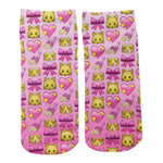 Girly Emoji Ankle Sock - Denny's