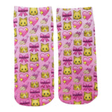 Girly Emoji Ankle Sock - Denny's